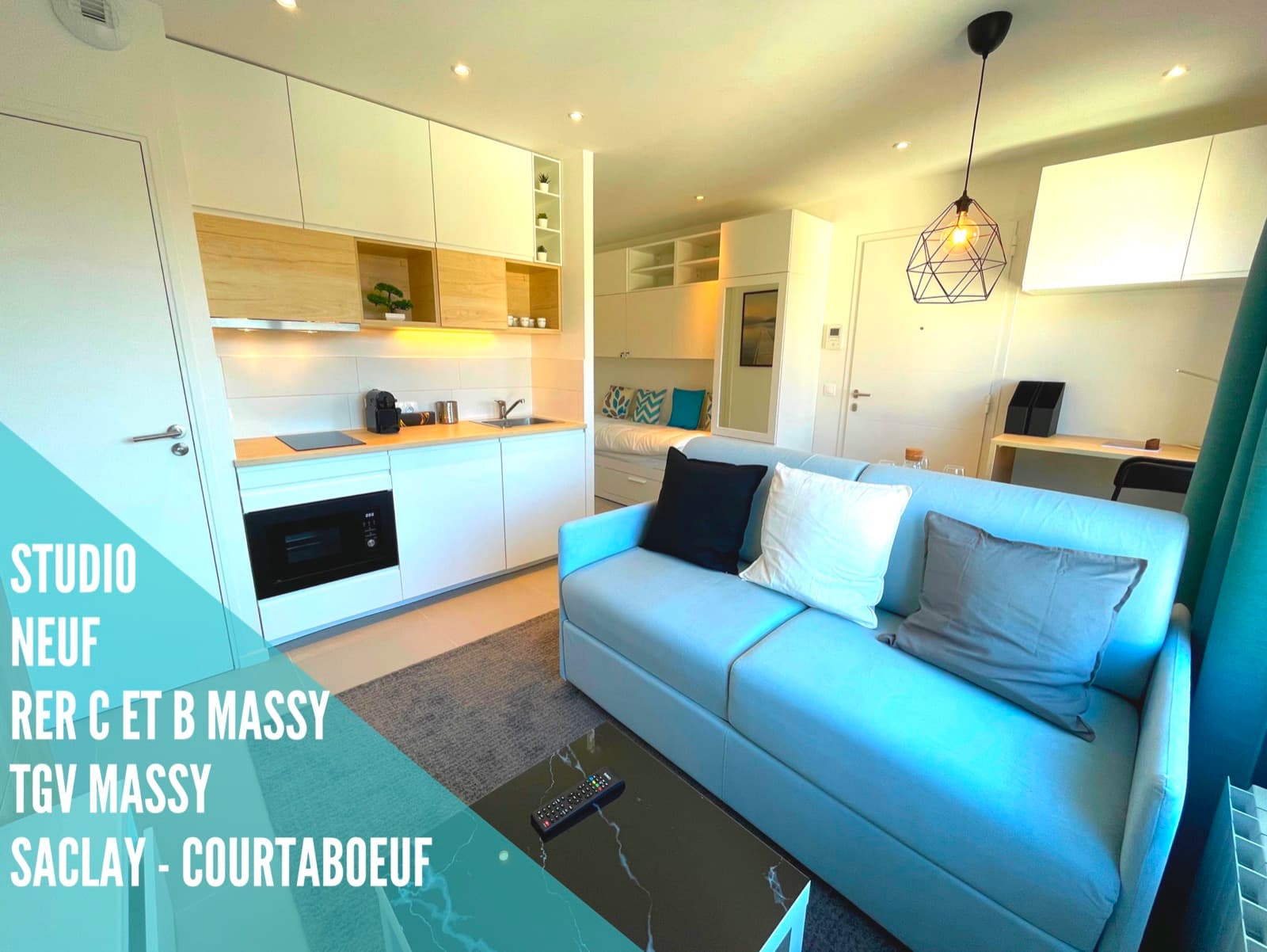 Blue Cocoon — Studio 27m²